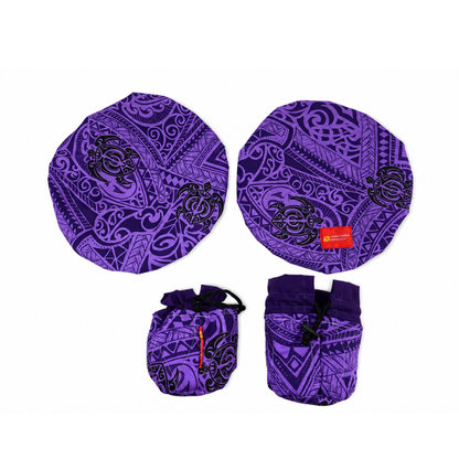 'Uli'uli Covers - Tribal Turtles Purple