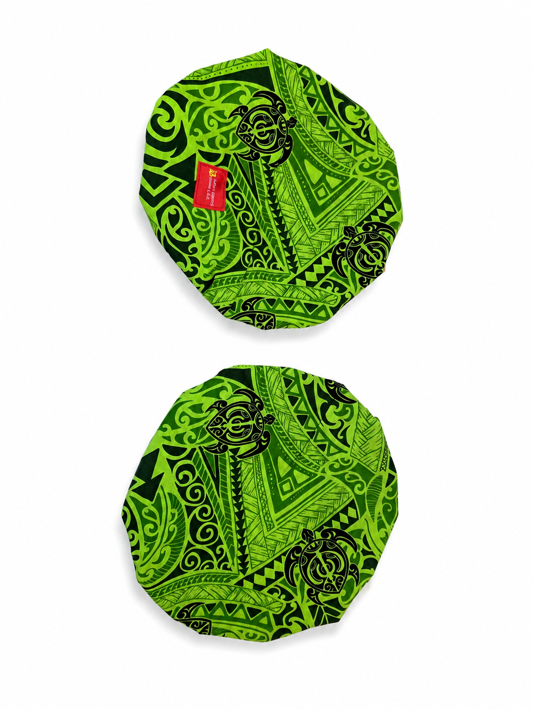 'Uli'uli Covers - Tribal Turtles Green