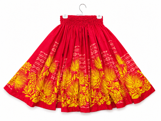 'Ohi'a Lehua Design 2 Pa'u Skirt