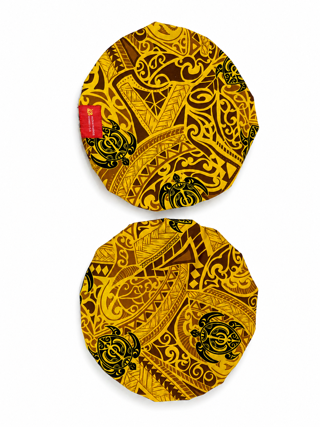 'Uli'uli Covers - Tribal Turtles Yellow