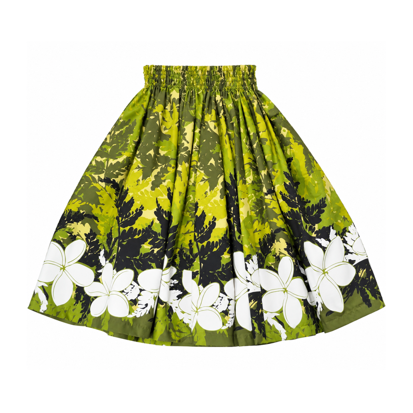 Plumeria Ferns Pa'u Skirt