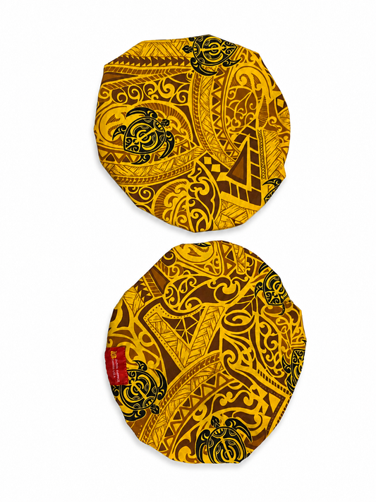 'Uli'uli Covers Tribal Turtles Yellow