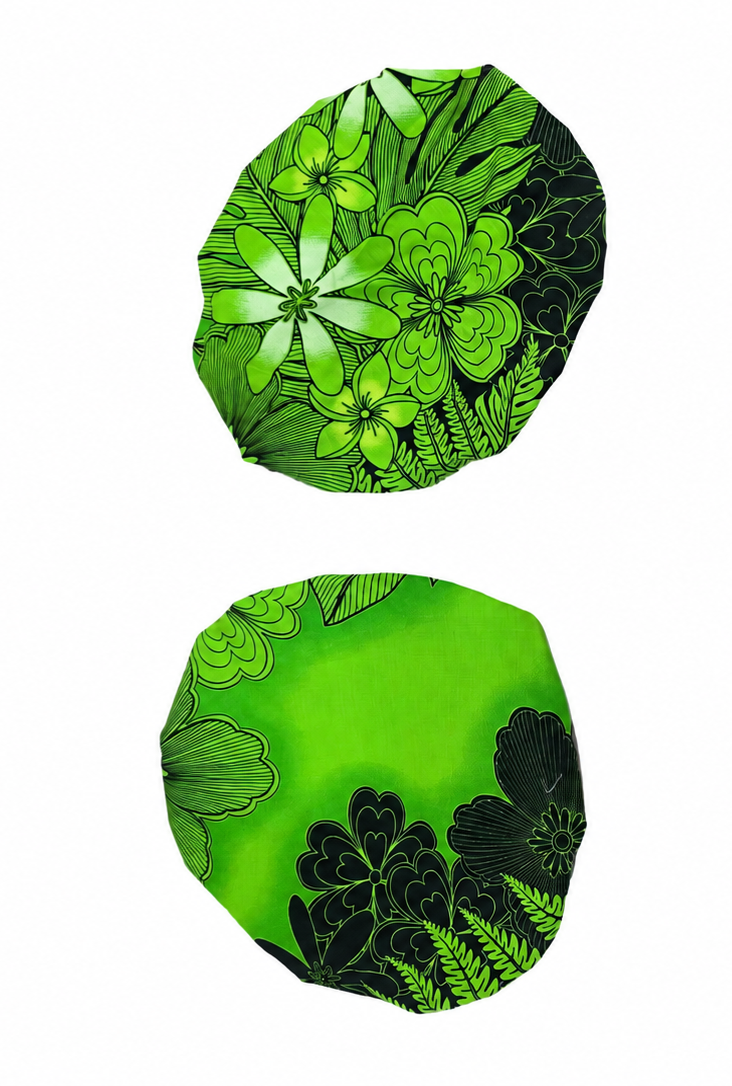 'Uli'uli Covers Green Floral