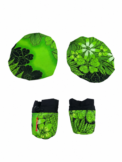 'Uli'uli Covers Green Floral