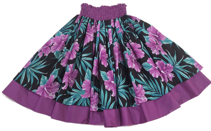 Purple Reversible Pa'u Skirt