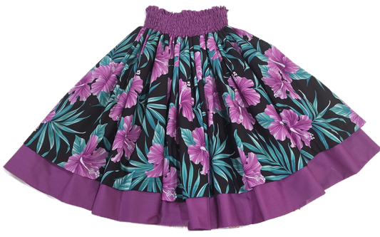 Purple Reversible Pa'u Skirt