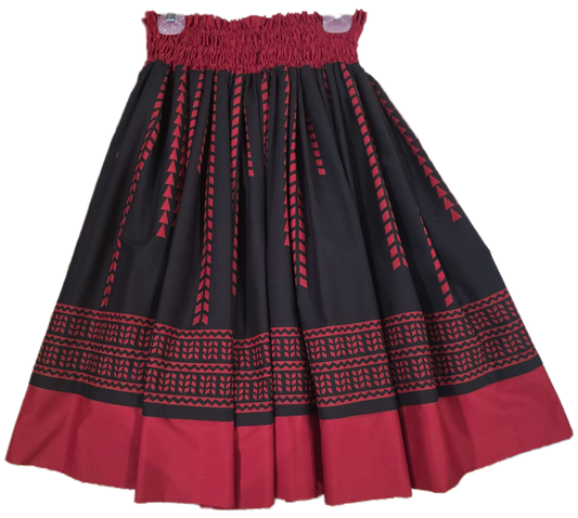 Red Reversible Pa'u Skirt