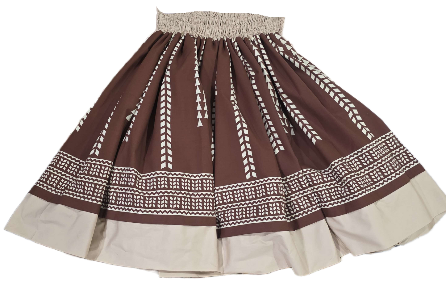 Tan Reversible Pa'u Skirt