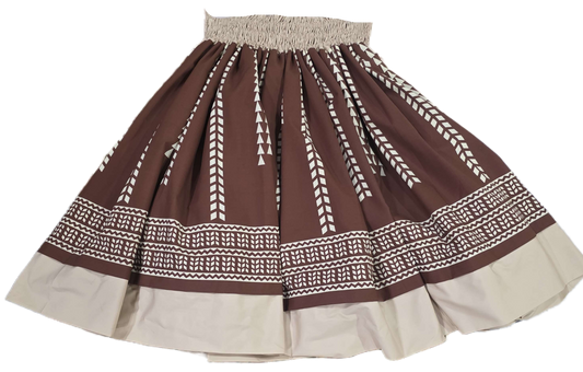 Tan Reversible Pa'u Skirt