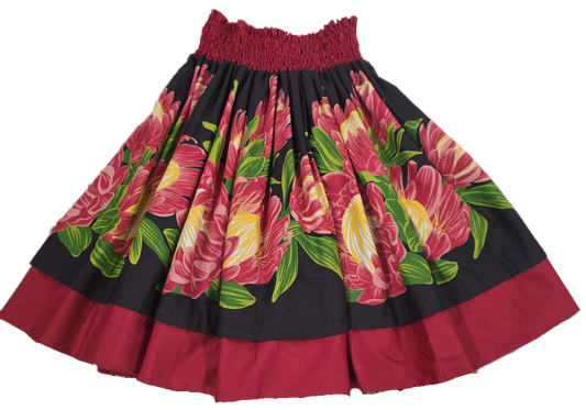 Red Reversible Pa'u Skirt