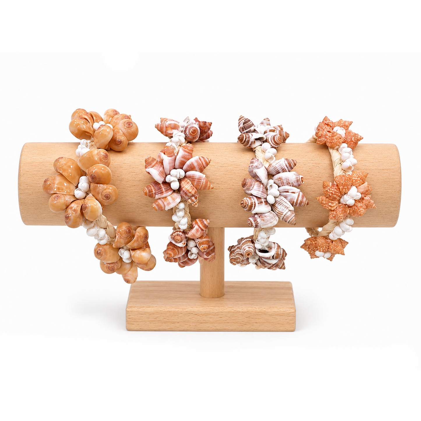 Shell Rosette Bracelet - Orange