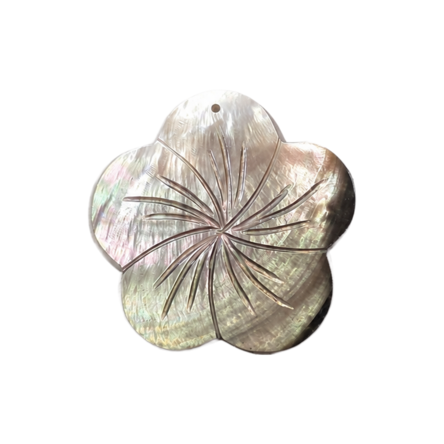 Mother of Pearl Shell - Plumeria Flower