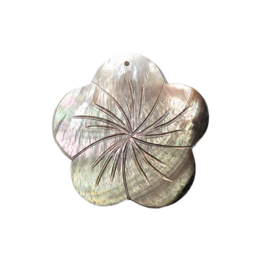 Mother of Pearl Shell - Plumeria Flower