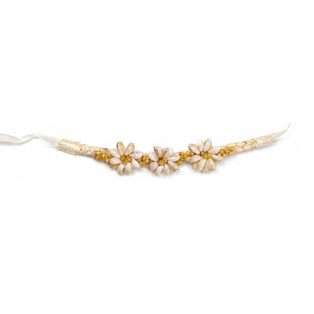 Shell Rosette Bracelet - Tan