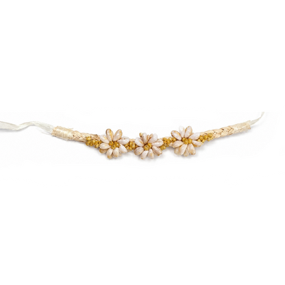 Shell Rosette Bracelet - Tan