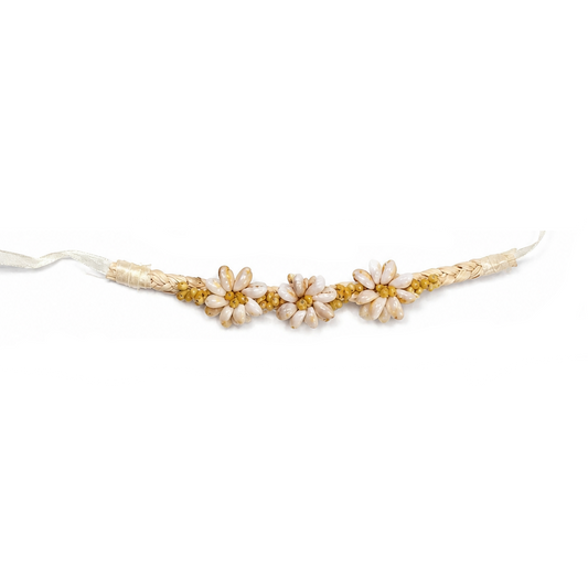 Shell Rosette Bracelet - Tan