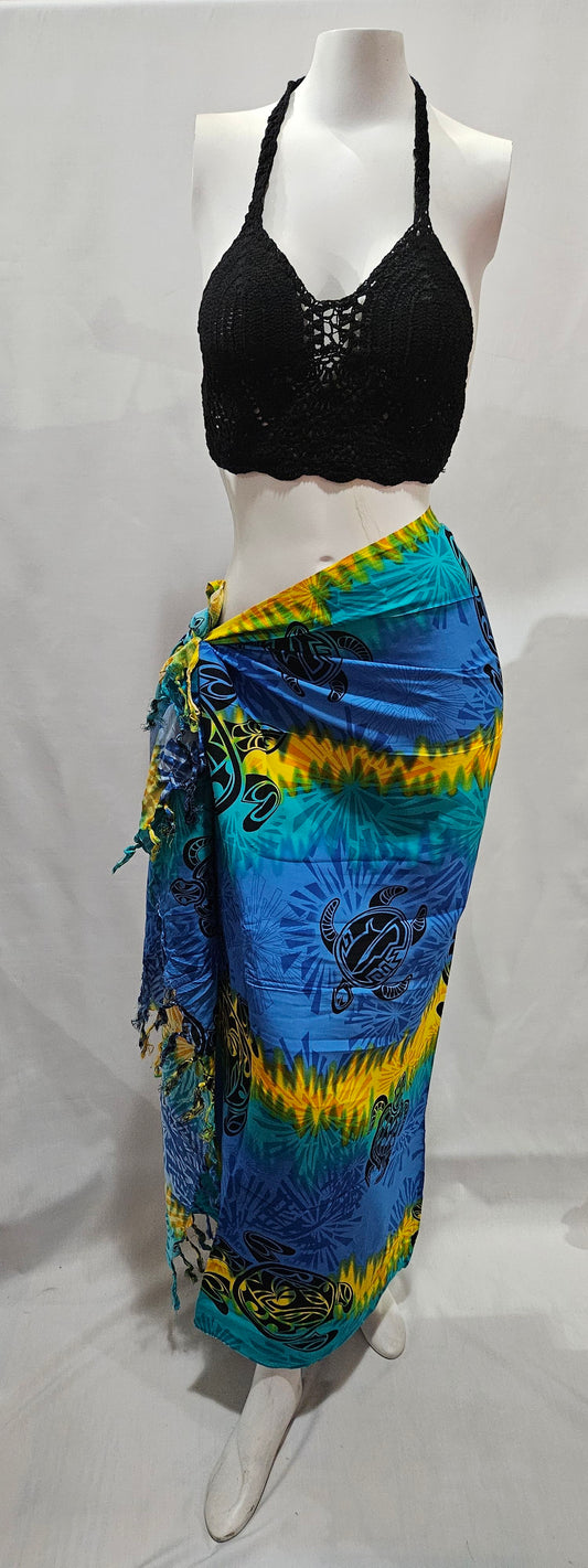 Turtle Pareo with Tassels