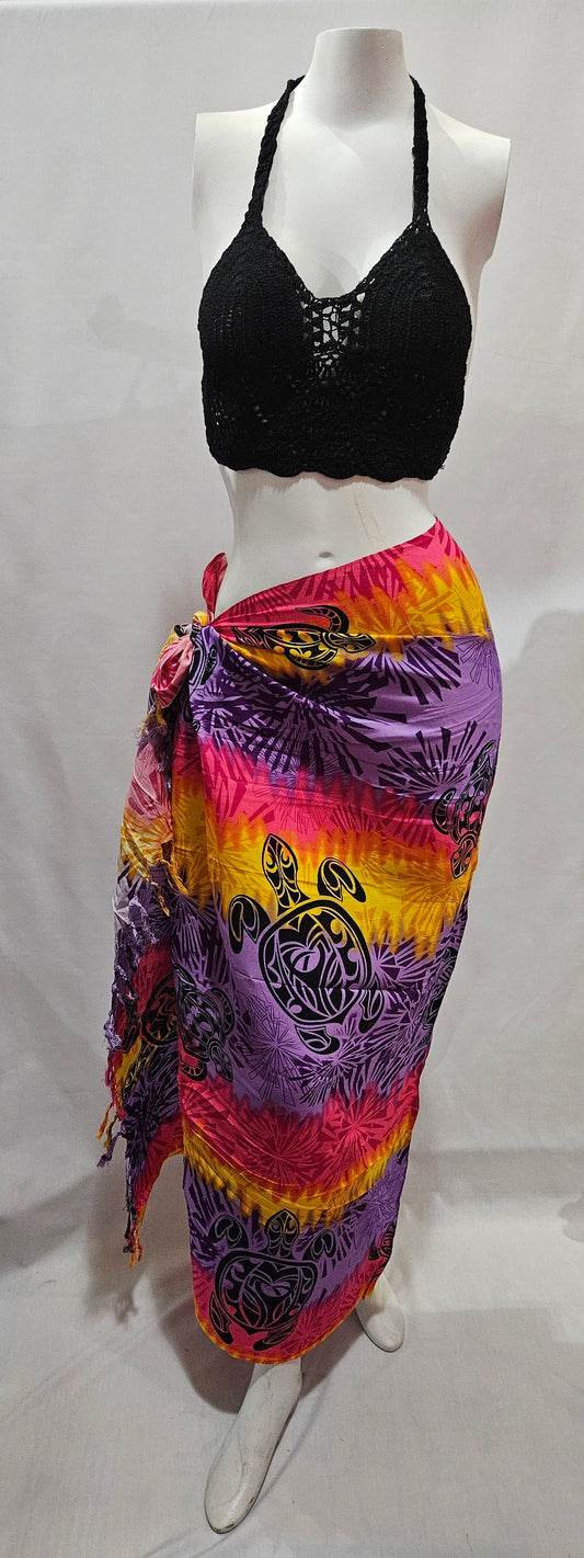 Turtle Pareo with Tassels