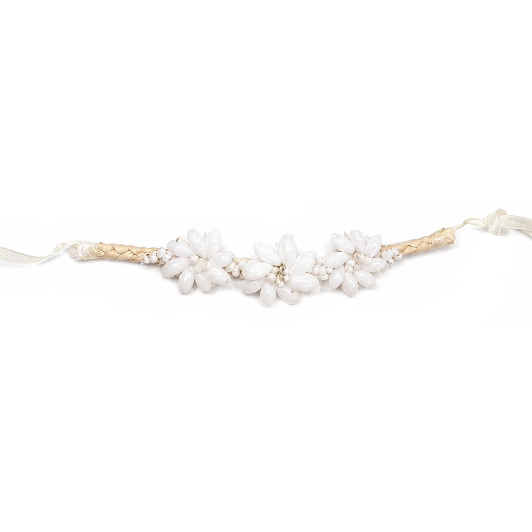 Shell Rosette Bracelet - White