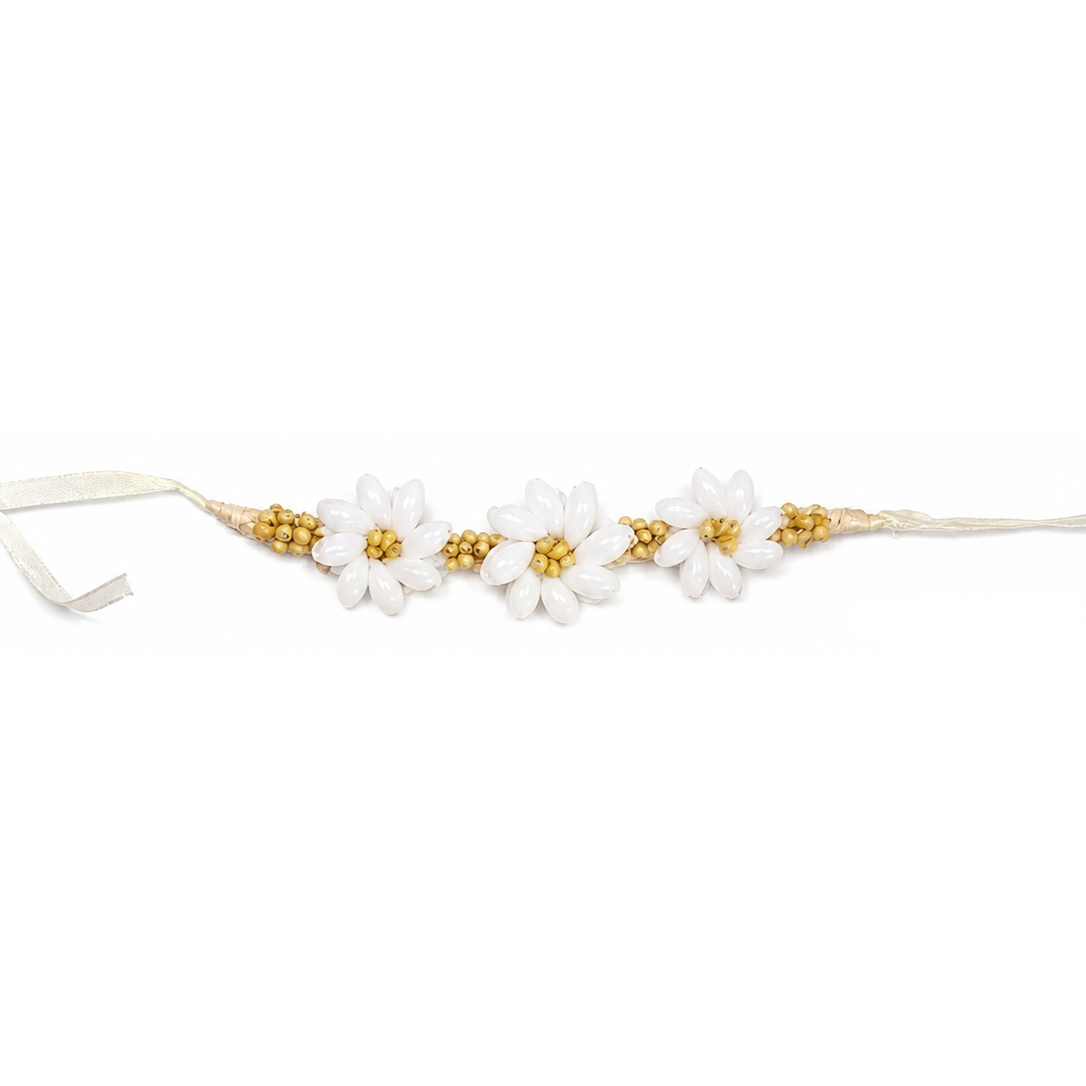 Shell Rosette Bracelet - Yellow