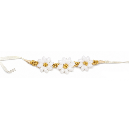 Shell Rosette Bracelet - Yellow