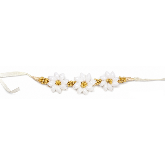 Shell Rosette Bracelet - Yellow